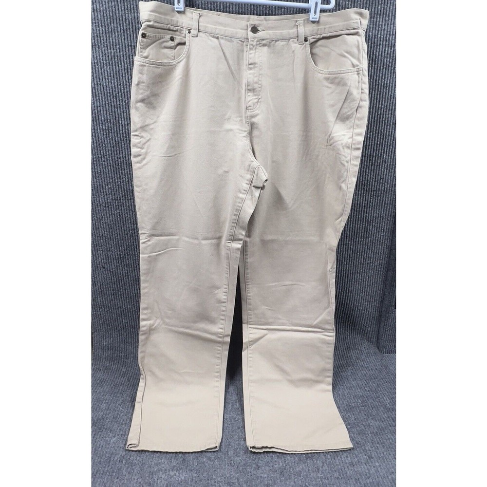 Lauren Ralph Lauren‎ Pant Khaki Denim Womens 18W (40x31) Work Casual Wear
